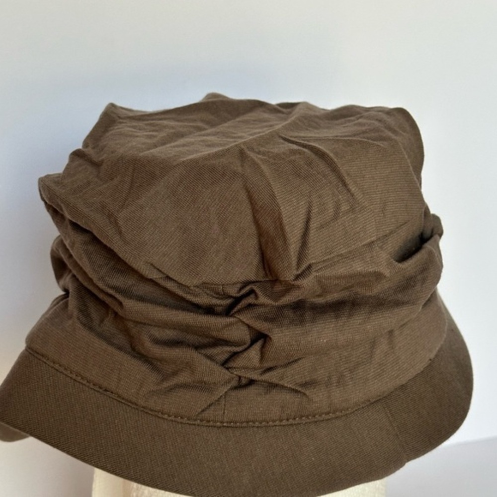 Cardani UPF 50+ Pleated Sun Hat | 100% Cotton bamboo Lining Lauren Visor HatNWOT